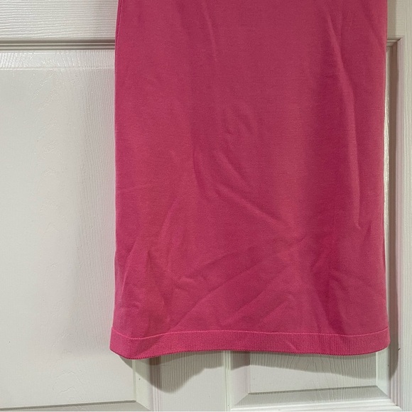 Zara Women's Basic Short Sleeve Short Knit Polo Dress Pink XS‎ - Picture 7 of 9